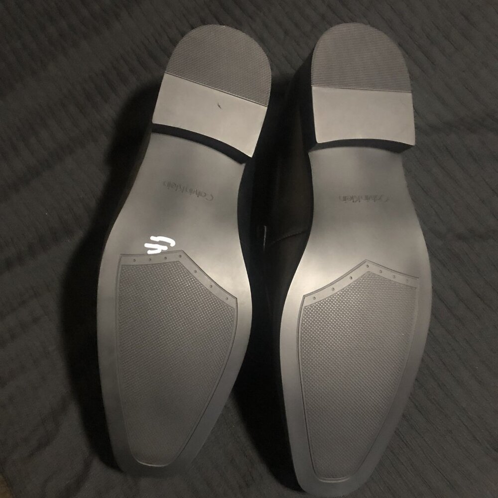 Calvin Klein Men's Dress Shoes, Size 9.5, CMJIMNON-R, Solid Black, Slip-On - Picture 5 of 5